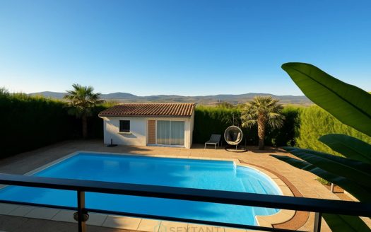 VILLA CONTEMPORAINE EN VUE DOMINANTE MIREFLEURS