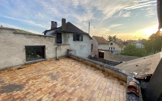 Village house with garden and terraces