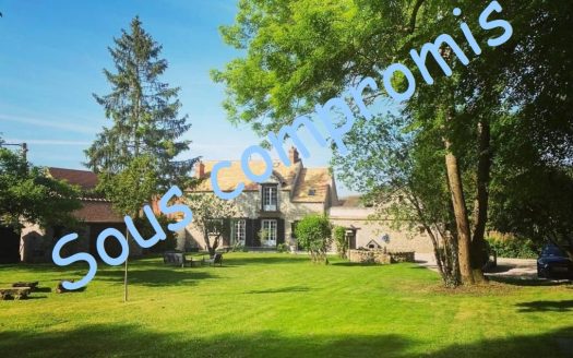 Exclusive: West of Fontainebleau and 35 minutes from Paris. Here is a house of character (200 sqm floor space), in exposed stone, completely renovated in 2021.