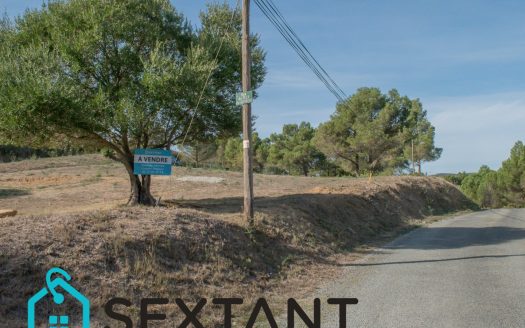 Building plot in the Aude at Montséret 73€/sqm
