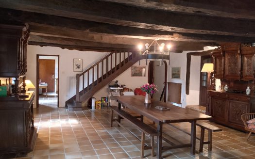 Large stone house
