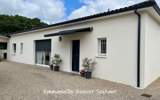 BERGERAC, close to town center, recent and modernground-floor house, quiet environment