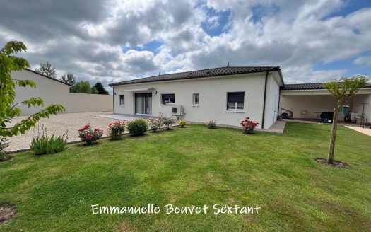 BERGERAC, close to town center, recent and modernground-floor house, quiet environment