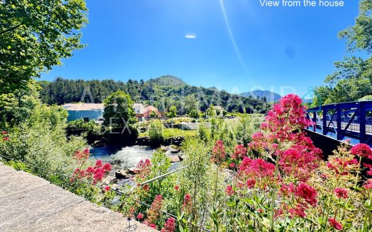 SEMI-DETACHED 4-BED HOUSE WITH A VIEW, PARTLY RENOVATED, ATTRACTIVE RIVERSIDE LOCATION QUILLAN CENTRE