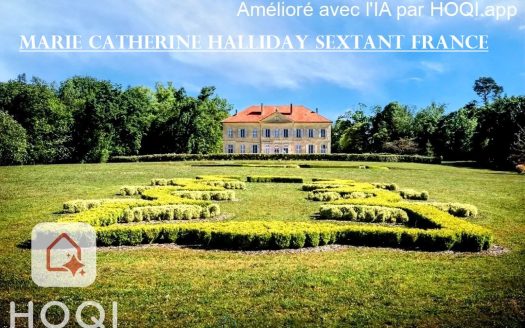 MAGNIFICENT CHATEAU ENCLOSED IN A PARADISE OF BOXWOOD CYPRESS HORMS AND ROSE BUSHES