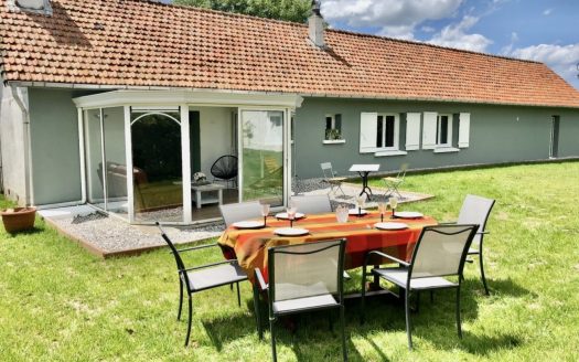 Charming renovated Norman farmhouse – 90 sqm – sold furnished