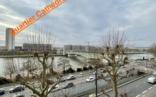 Beautiful one-bedroom apartment of 55 sqm view of the Seine.