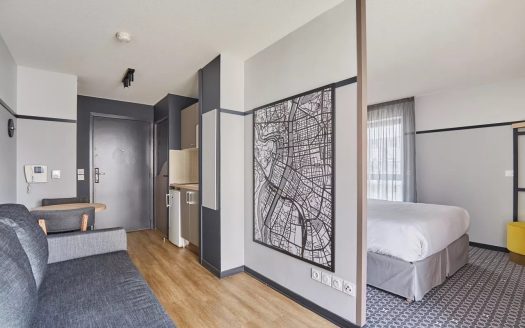 RENTAL INVESTMENT – LYON – Odalys City Lyon Confluence Residence – 4.5% profitability.
