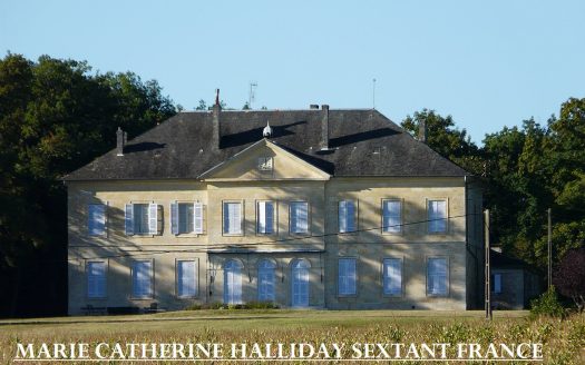 MAGNIFICENT CHATEAU ENCLOSED IN A PARADISE OF BOXWOOD CYPRESS HORMS AND ROSE BUSHES