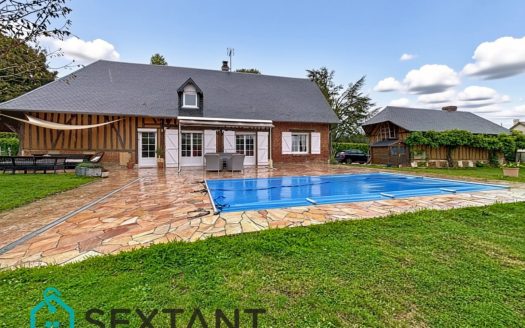 Norman house with swimming pool