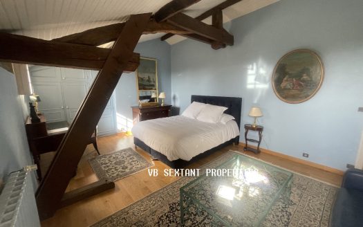 IIn the heart of Entre-Deux-Mers, 10 minutes from Sauveterre-de-Guyenne, charming stone and rubble house with outbuildings and swimming pool.