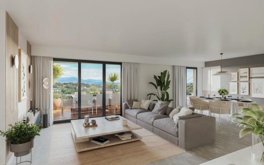 Antibes – Exceptional 3-Bedroom Penthouse with Solarium & Sea View