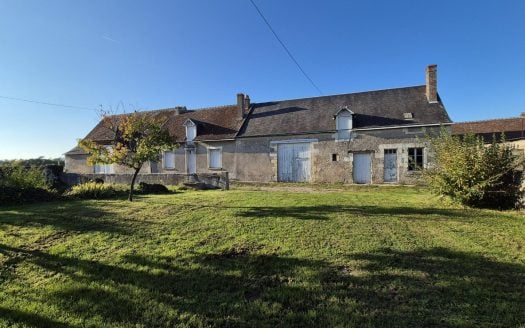 Close to Amboise town centre: old farmhouse, 6000 sqm of land