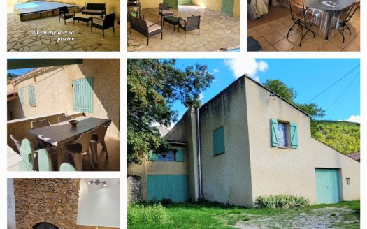 Maison pleine de charme, piscine et potentiel au coeur d'un hameau provençal