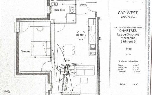 RENTAL INVESTMENT – CHARTRES – Cap West Residence Chartres* – 6% return