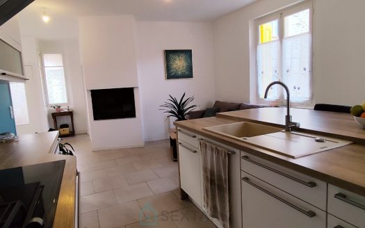 Village house with terrace and garage