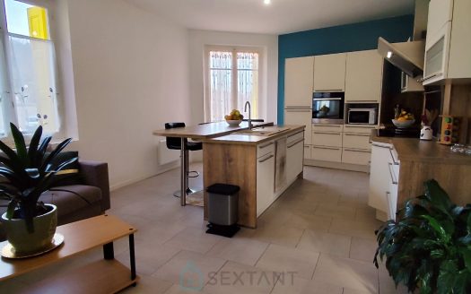 Village house with terrace and garage