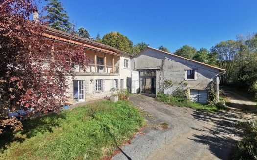 Green Perigord natural park property with a large insulated and heated outbuilding