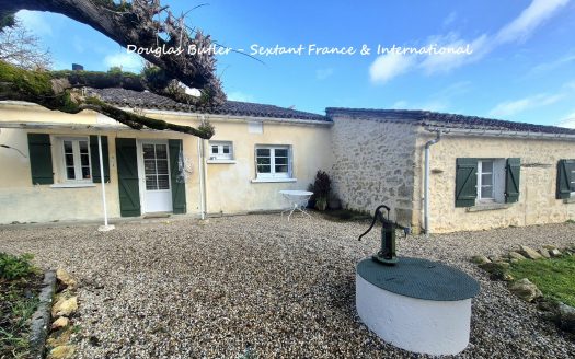 Completely renovated stone property with guest house, swimming pool, and unobstructed views