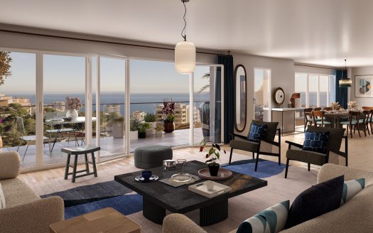 Beausoleil/ at the gates of Monaco / 2-bedroom Apartement with Sea View