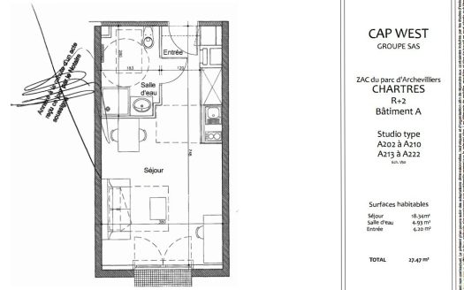RENTAL INVESTMENT – CHARTRES – Cap West Chartres Business Residence* – 8.74% return