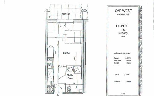 RENTAL INVESTMENT – Ormoy – Cap West Business Residence – 6% return