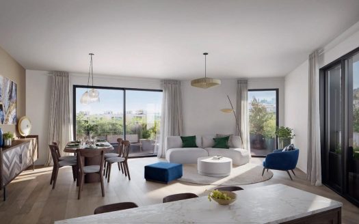 Beaulieu-sur-Mer – Spacious 3- bedroom apartment of 129sqm – Premium New-Build Residence in the Heart of the Town Centre