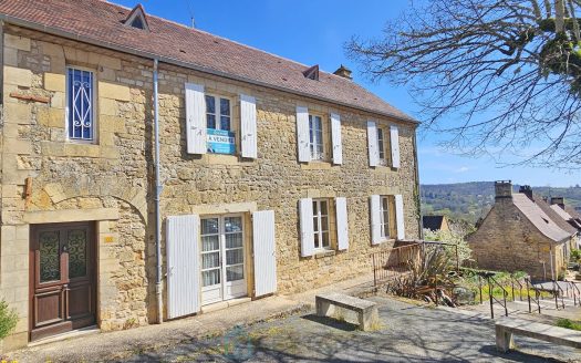 Rare Opportunity in Domme – Character House with 2 Apartments, Garden, Cellar and Large Garage