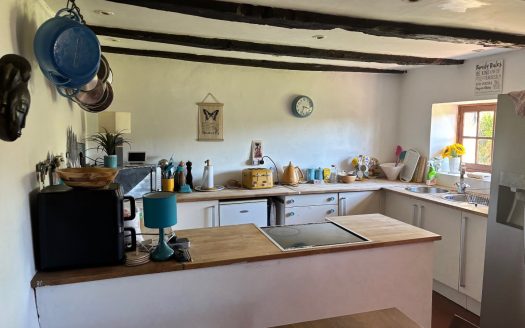 Country stone cottage,  2 bedrooms, in a small hamlet, with separate 1 bed gite.  1999 sqm