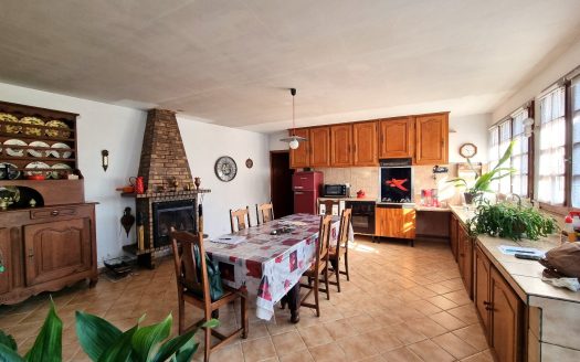 Beautiful stone country house with barn