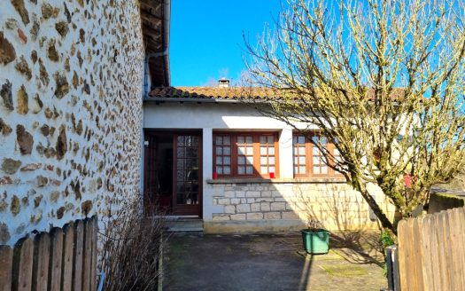 Beautiful stone country house with barn