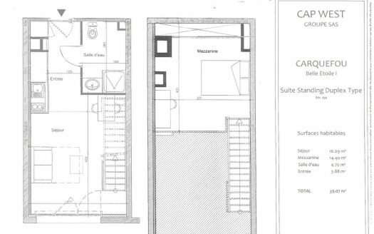 RENTAL INVESTMENT – Carquefou – Cap West Belle Etoile 2 Business Residence – 6.74% return