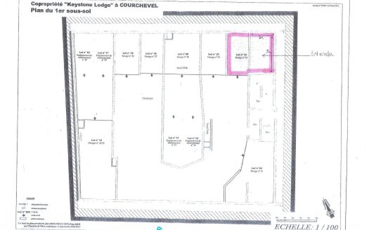 Luxury bright-hotel trade- 2 rooms apartment- 40,10 sqsqm carrez with terrace -73120 Couchevel 1650.