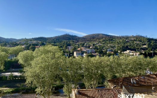 Stone village house with  terrace and beautiful view.