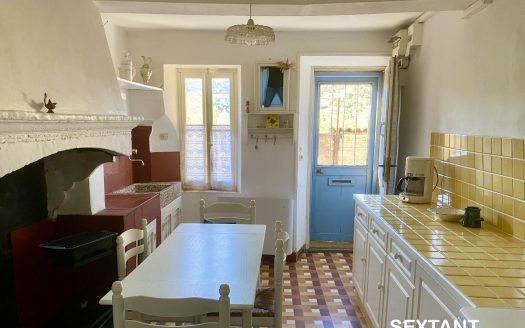 Stone village house with  terrace and beautiful view.