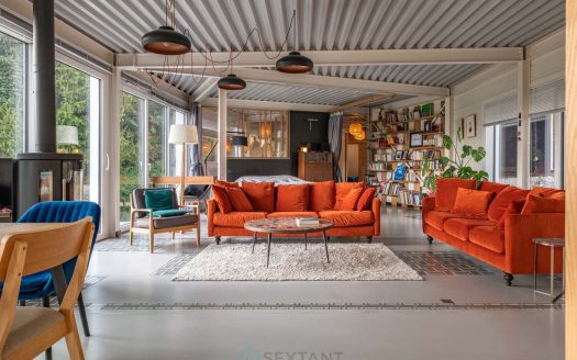 Loft-style living on the banks of the Seine