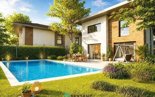 – Saint-Genis-Pouilly ( 01630 ) – secteur Pregnin – Villa contemporaine 155 sqm