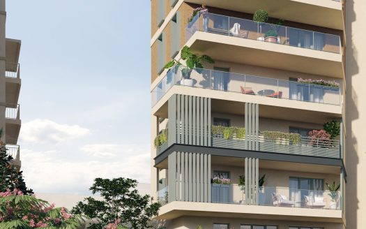 Antibes Juan-les-Pins – Spacious 3 bedrooms with terrace 29sqm – New Boutique Residence 7 Minutes from the Beach