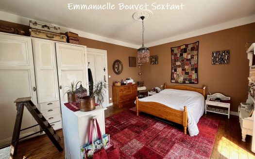Beautiful large bourgeois mansion from 19th century, town center, all comodities walking distance, garden, terraces, garage