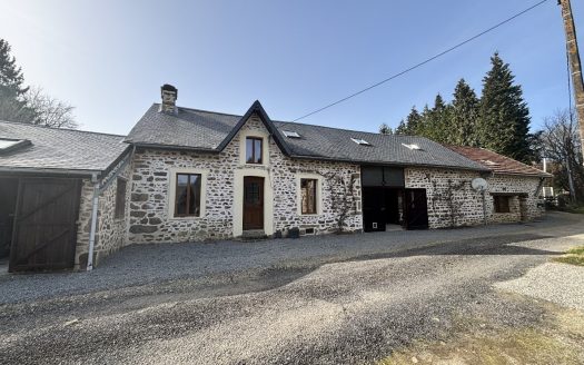 Two houses, 2 barns, Land of 6646 sqm