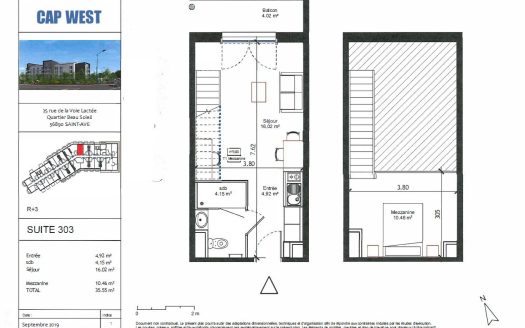 RENTAL INVESTMENT – Saint-Ave – Cap West Saint-Ave Tourist Residence – 7.79% return