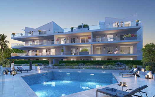 Cannes –  Montfleury – 2 bedrooms with large terrace – Prestigious New Residence with Swimming Pool
