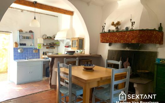 French medieval house with lovely view