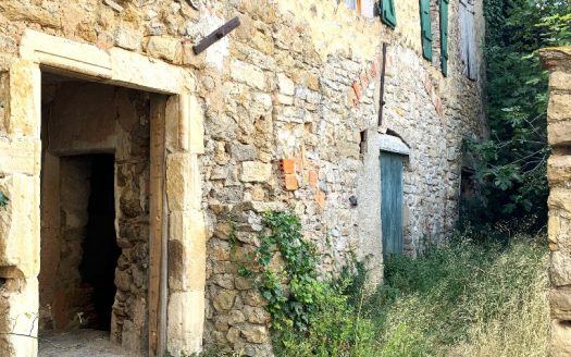 French medieval house with lovely view