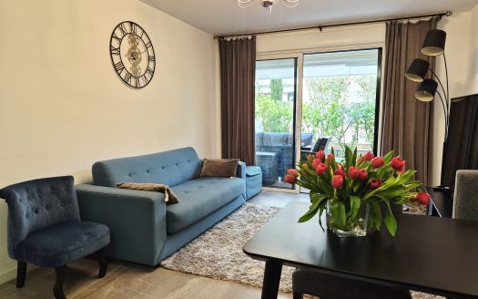 Cannes Palm Beach – 1-Bedroom Apartment with Private Garden – Residence with Swimming Pool