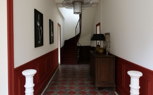 Renovated stone bourgeois house with swimming pool, outbuildings, and over 3.6 hectares of land.