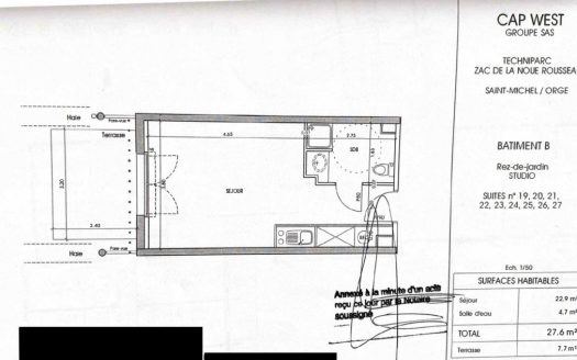 RENTAL INVESTMENT – Saint-Michel-sur-Orge – Cap West Business Residence – 5.52% return