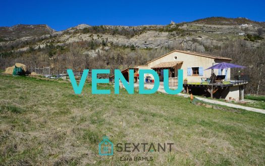 Blieux: 130 sqm house on 1.9 hectares, surrounded by nature with panoramic views