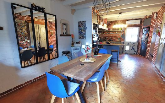 Character real estate complex: farmhouse, gite, barn and outbuildings
