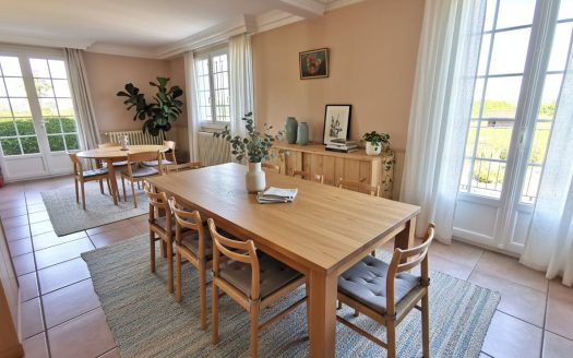 In a quiet location 10 minutes from Tours, 6 bedroom house, outbuildings, large plot of land
